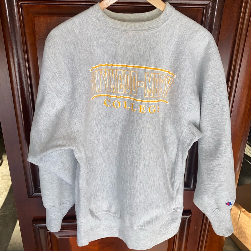 Vintage 80’s Champion Gwynedd Mercy College Reverse Weave Crewneck Sweatshirt